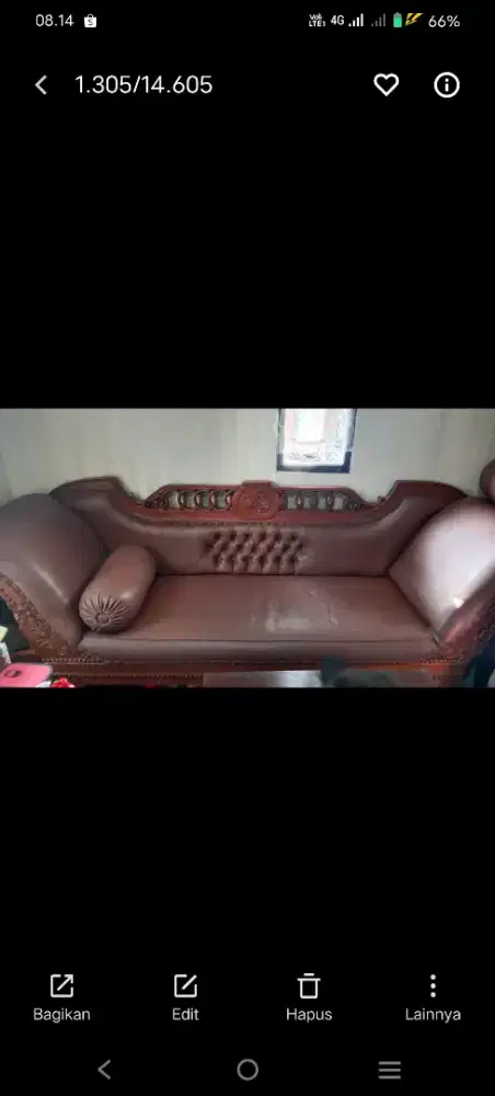 Sofa jati msh bagus  murmer
