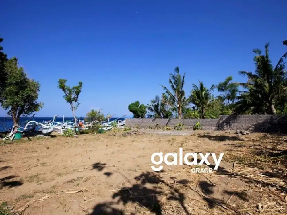 DIJUAL TANAH BEACH FRONT DI AMED KARANGASEM