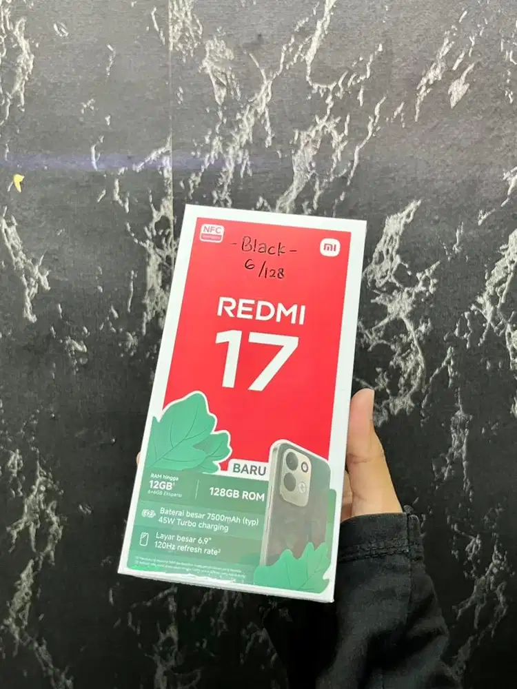 Redmi 17 6/128 new garansi resmi