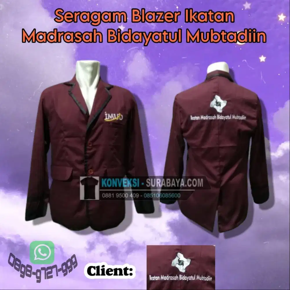 Pusat Produksi Jas Almamater Surabaya (Terima Pesanan OSIS & Sekolah)