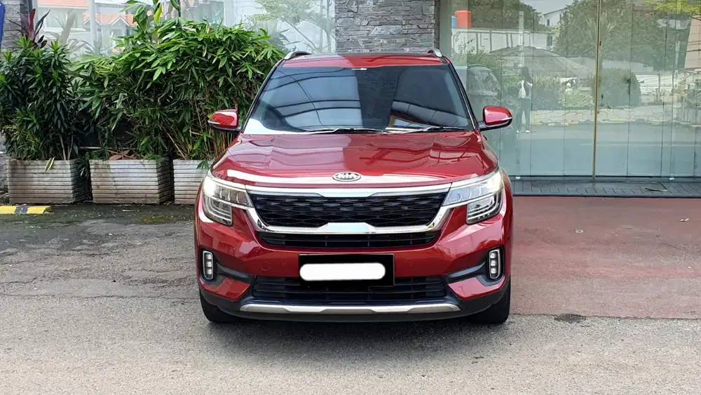 Km 31rb kia seltos exp ex+ plus 2021 merah sunroof