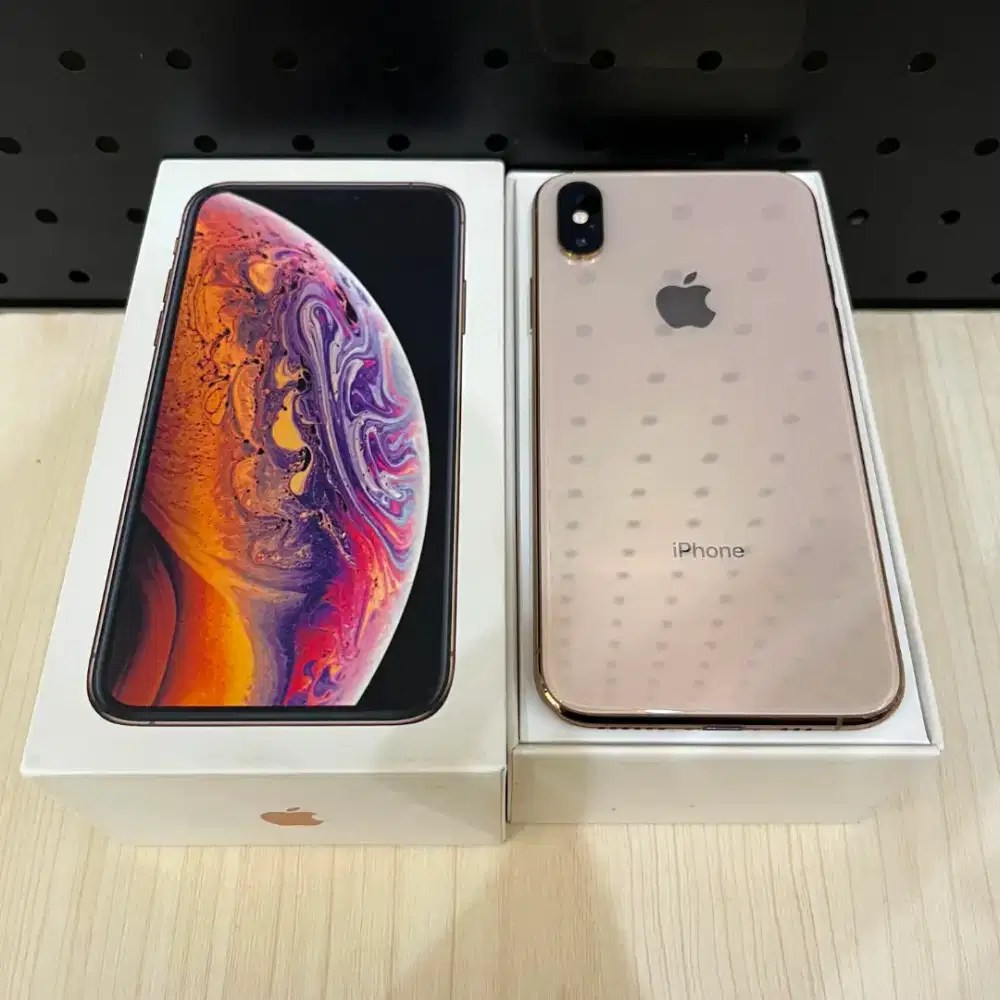 iPhone XS 256GB gold imei terdaftar