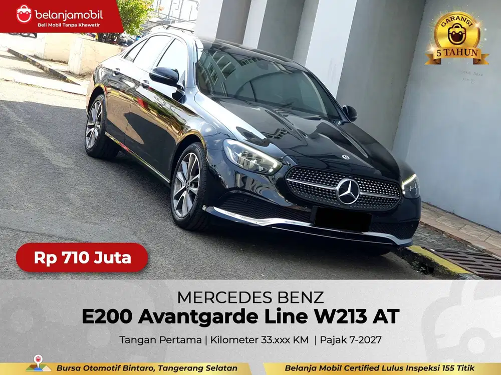 [BERGARANSI] Mercedes Benz Mercy E200 E 200 Avantgarde W213 2023/2024