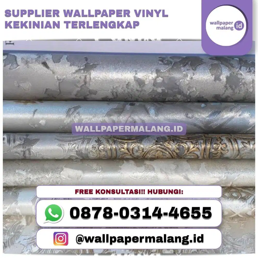 SUPPLIER WALLPAPER VINYL KEKINIAN TERLENGKAP