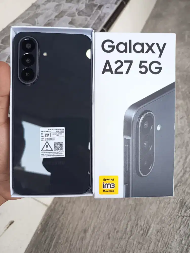 Samsung A27 5G 6/128 (Black) 2 Minggu Pakai, Garansi Juli 2027