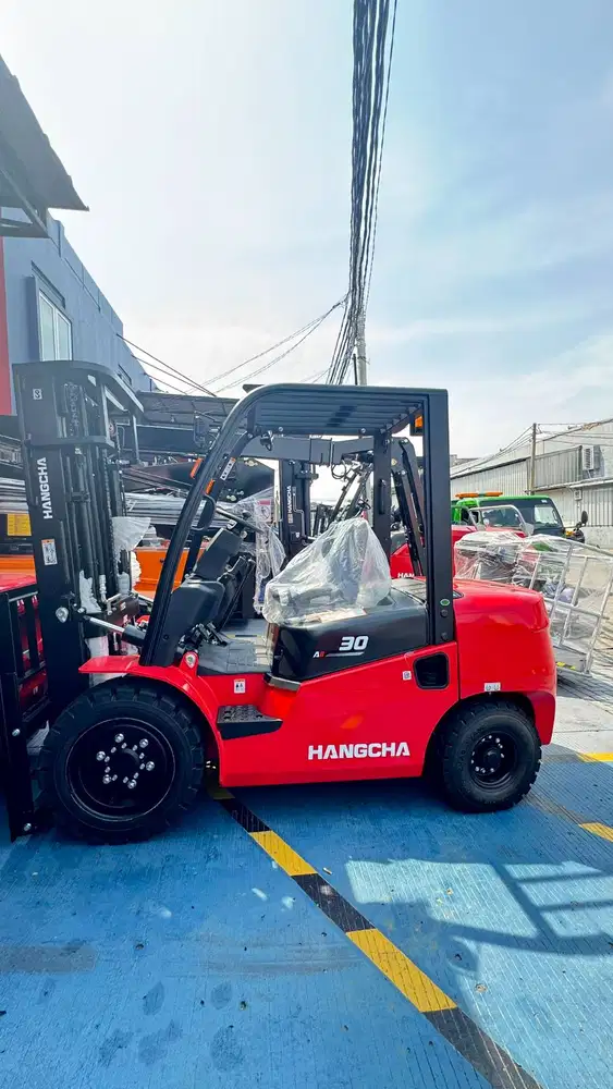 Forklift Hangcha 3 Ton 3 meter ENgine Isuzu Jepang