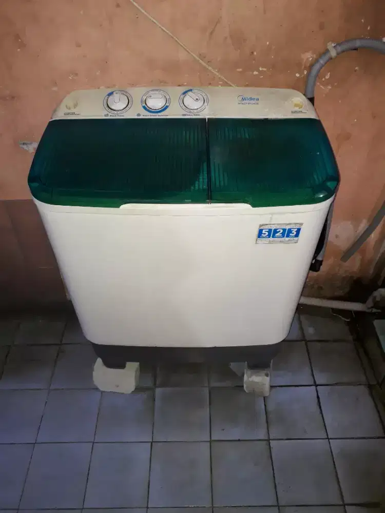 Mesin cuci 2 tabung midew 8kg