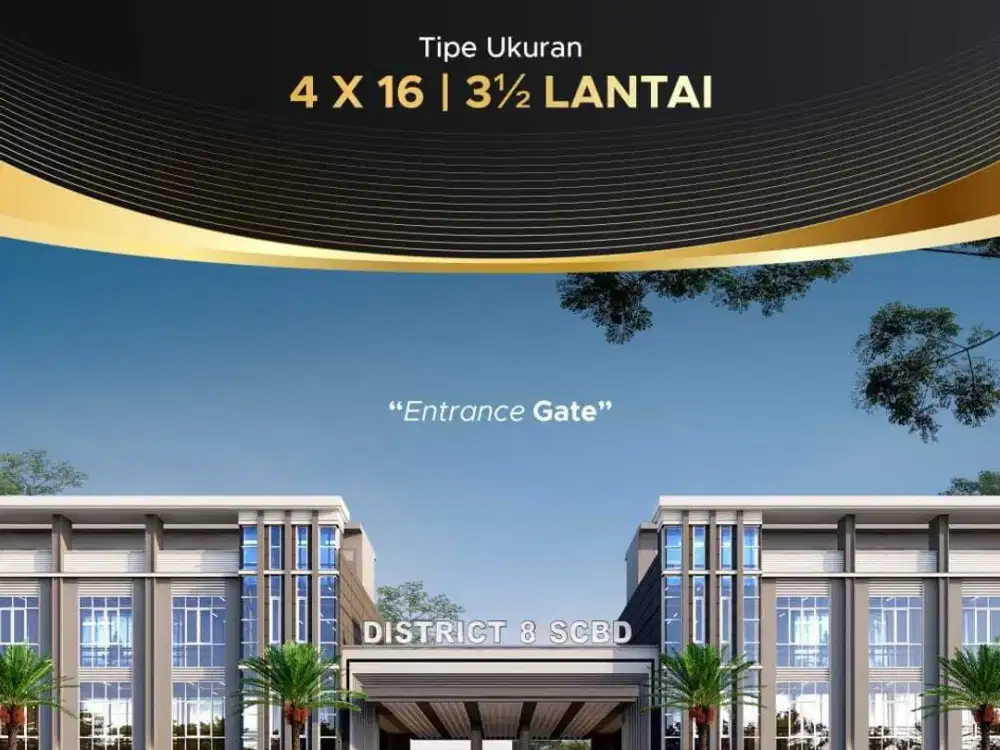 Ruko di Komplek District 8 SCBD ( Sunggal )
