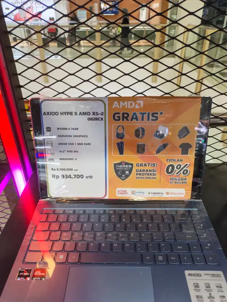 AXIOO HYPE 5/RYZEN 5/RAM 8GB/SSD 512GB