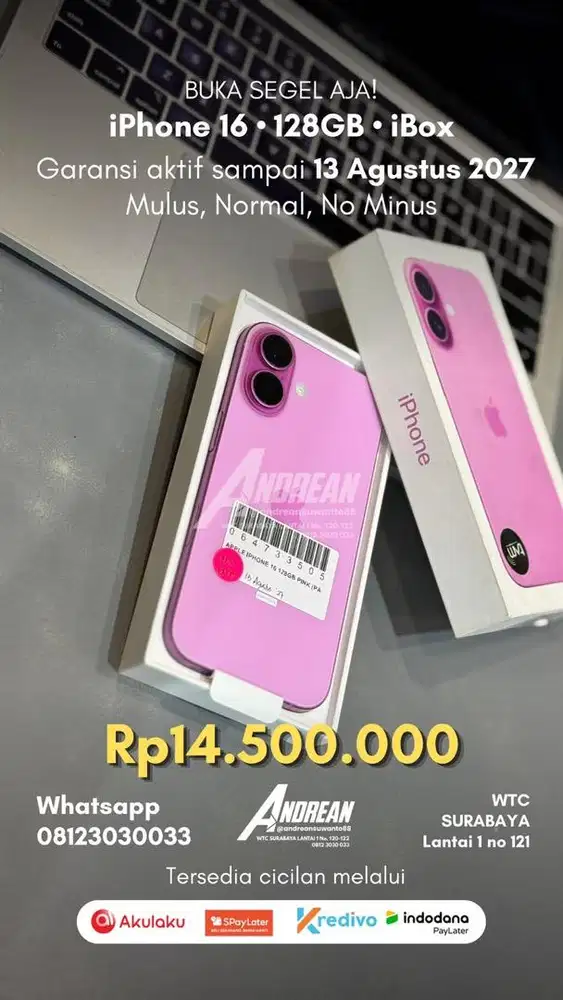 Iphone 16 128gb Ibox BNOB