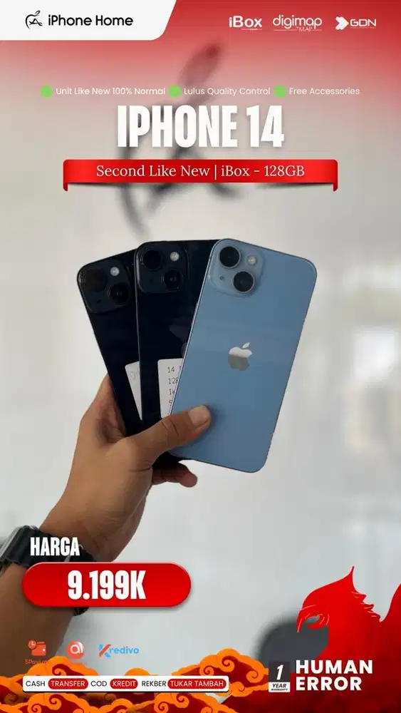 iPhone 14 128Gb iBox Second Liknew