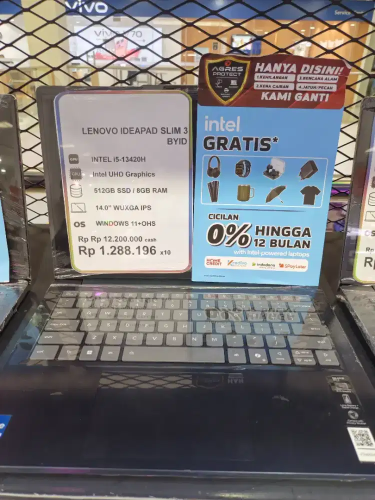 Lenovo Ideapad slim 3/ Intel core i5/ram 8gb/SSD 512gb