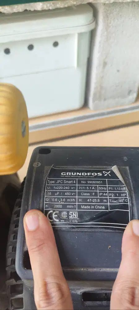 Pompa booster grundfos x jpc smart 4 Otomatis