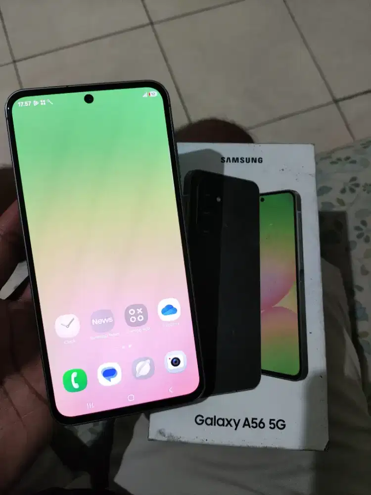 Samsung A56 5G 8/256 Full set Nominus siap pake