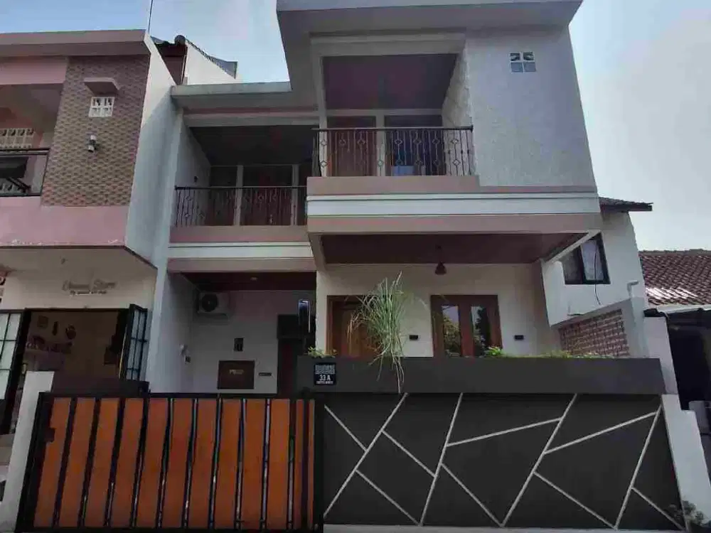 dijual rumah cantik minimalis 7 kamar tidur dekat gasibu bandung