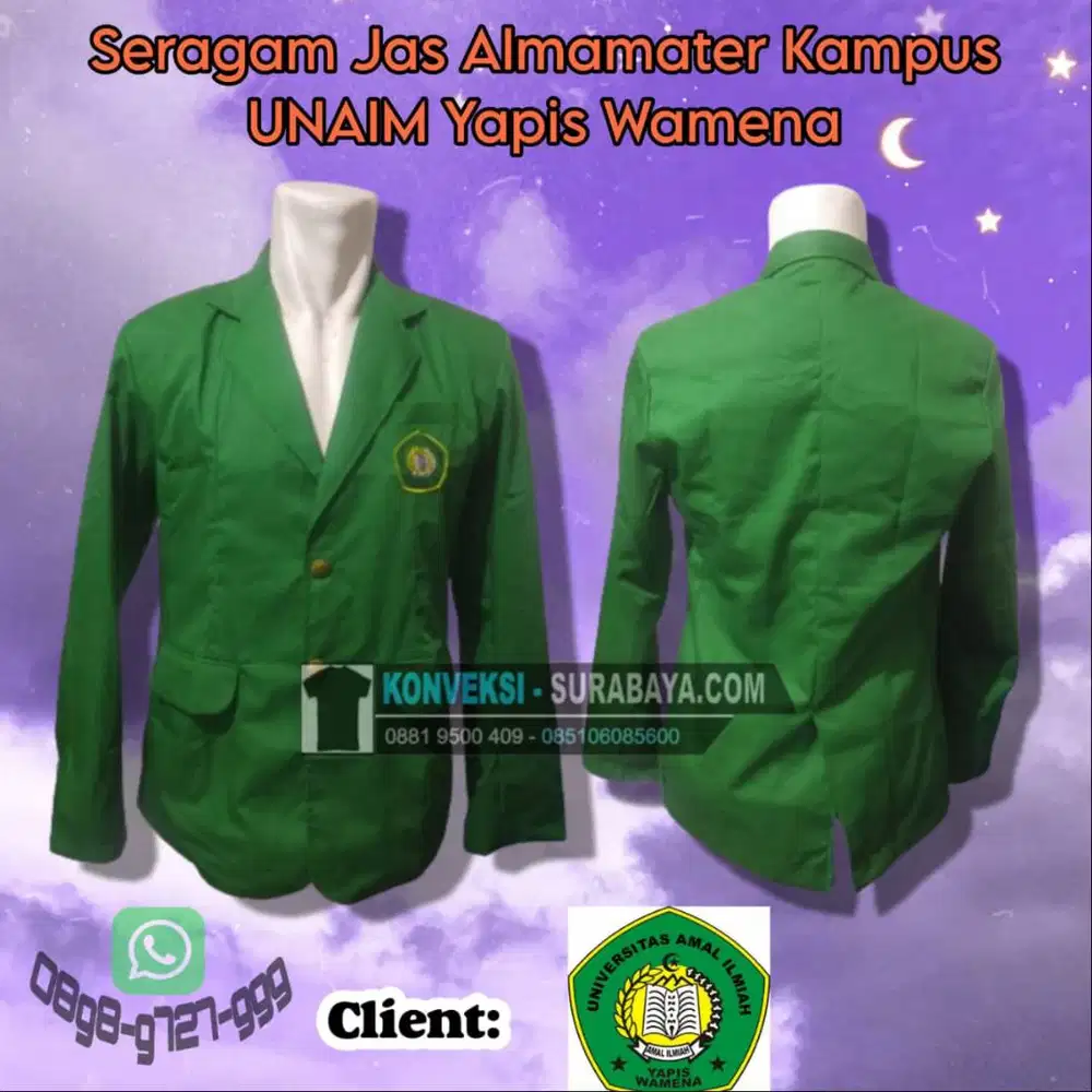 Konveksi Jas Almamater Surabaya - Spesialis Kampus, OSIS & Organisasi