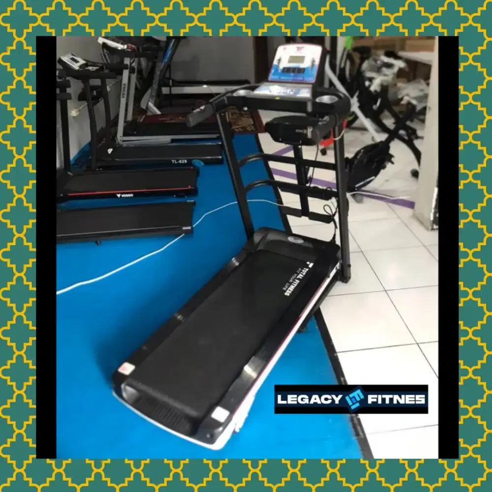 Treadmill elektrik TL-607 alat olahraga DCV-362