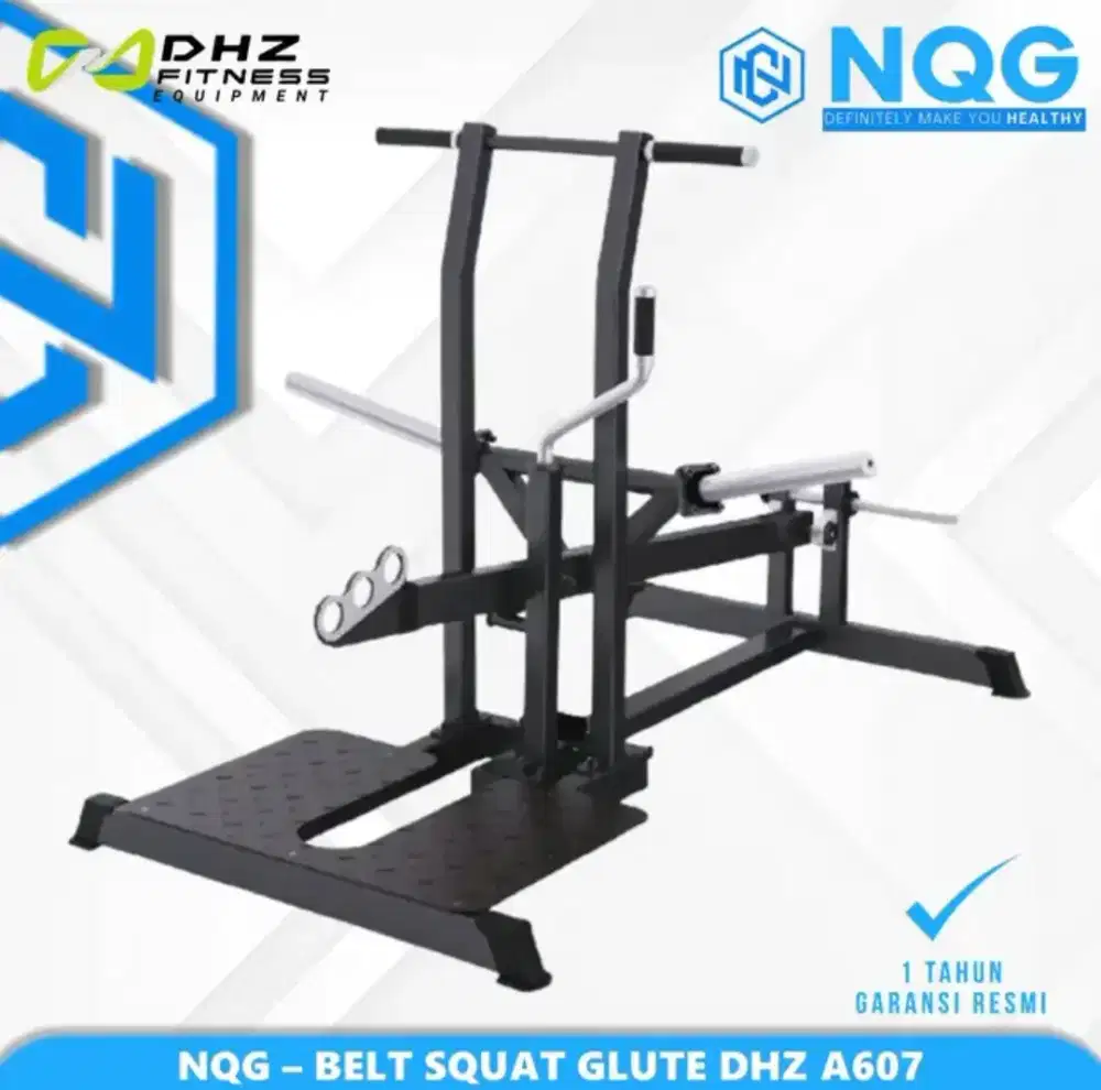 Gym Fitness Belt Squat Machine Glute Series DHZ Plate Loaded A607