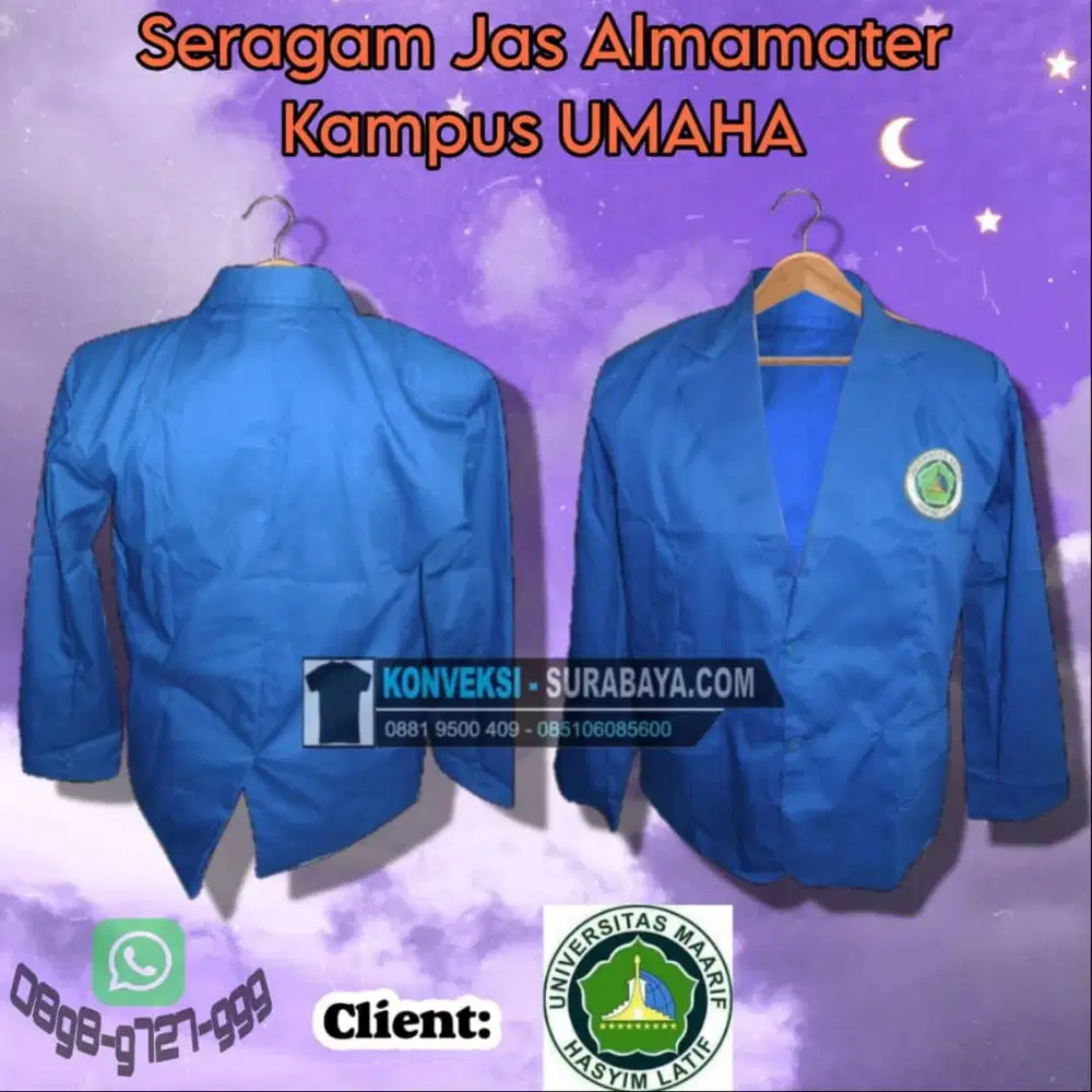 Vendor Resmi Jas Almamater Kampus & Organisasi Lokal Surabaya