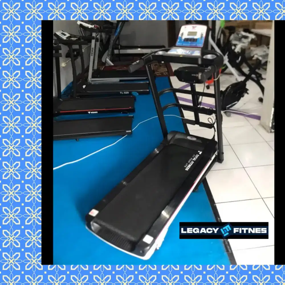 Treadmill elektrik TL-607 alat olahraga DCV-362