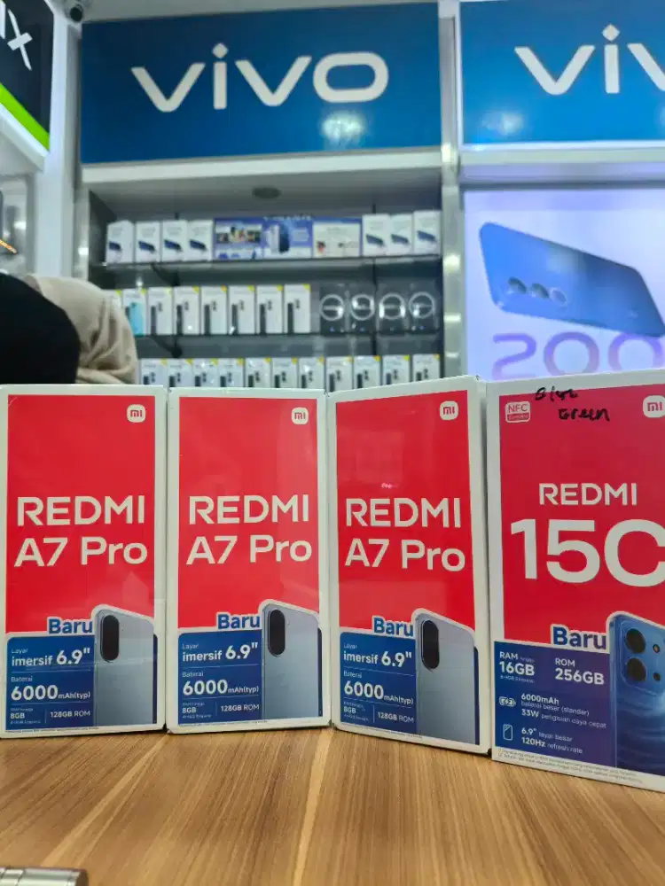 Redmi A7 pro baru segel garansi resmi