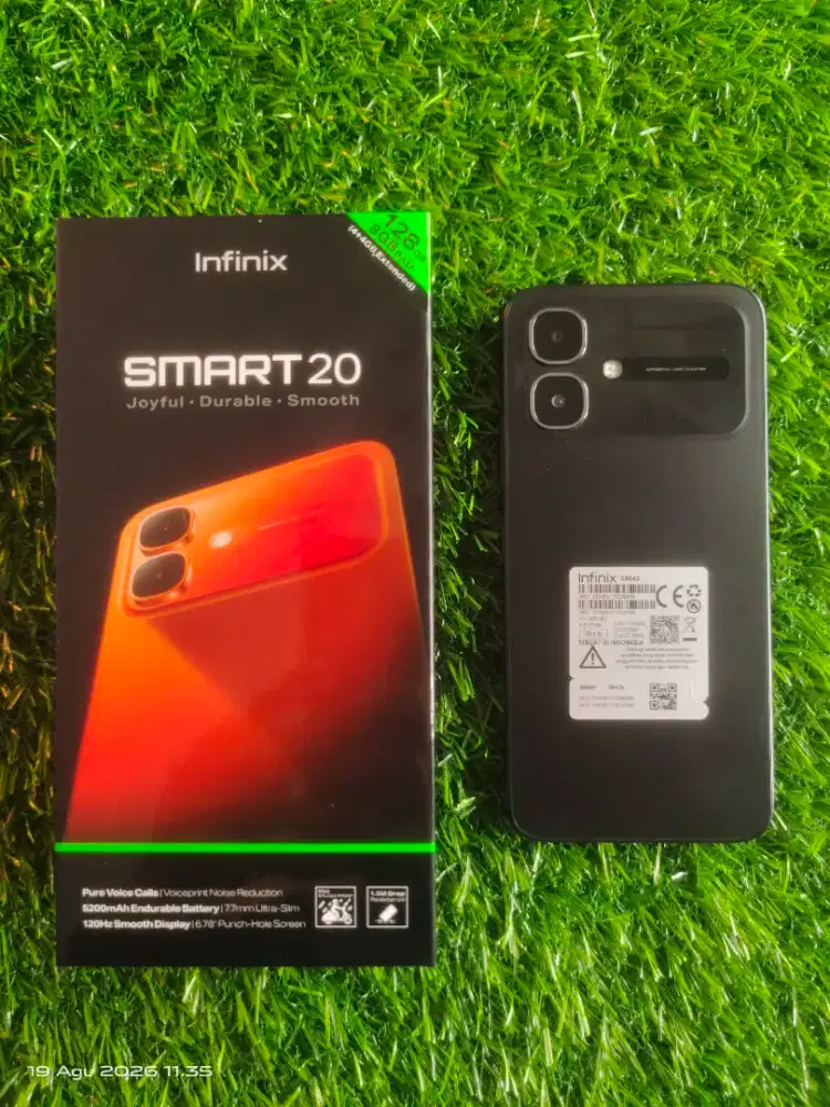 Infinix Smart 20 4/128Gb Garansi Resmi 1 Tahun Pakai Seminggu Fullset