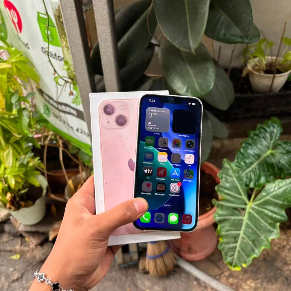 IPHONE 13 128 GB WARNA PINK INTER ALLOPP