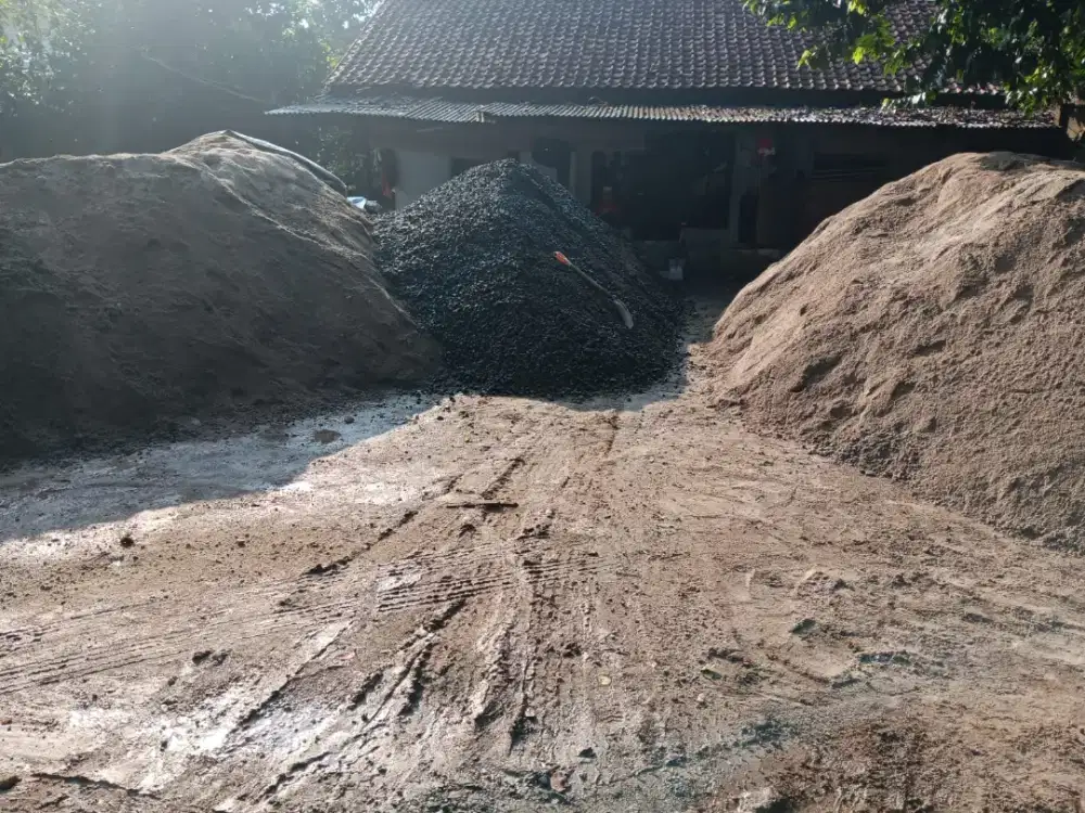 Jual pasir rumpin, batu belah, split 7m³