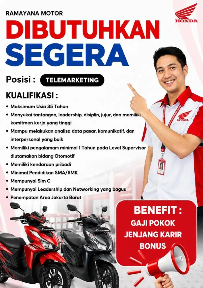 Dibutuhkan Segera