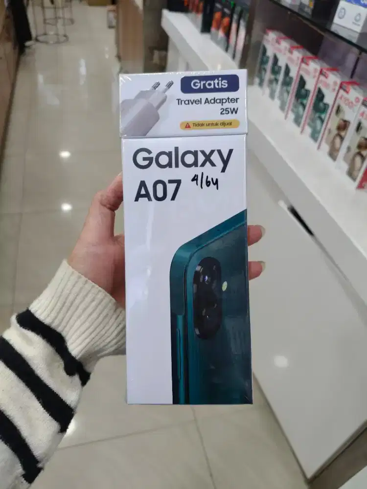 Samsung A07 4/64 Baru Segel  Garansi resmi