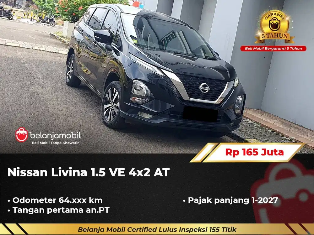 [ GARANSI 5TH ] Nissan Livina 1.5 VE 4x2 AT 2021/2022
