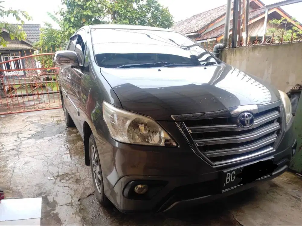 Bismillahirrahmanirrahim dijual mobil pribadi Inova tiper G tahun2015