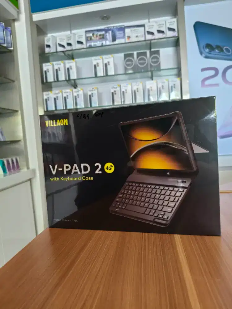 Tablet murah bisa SIM-card V-Pad free keyboard case