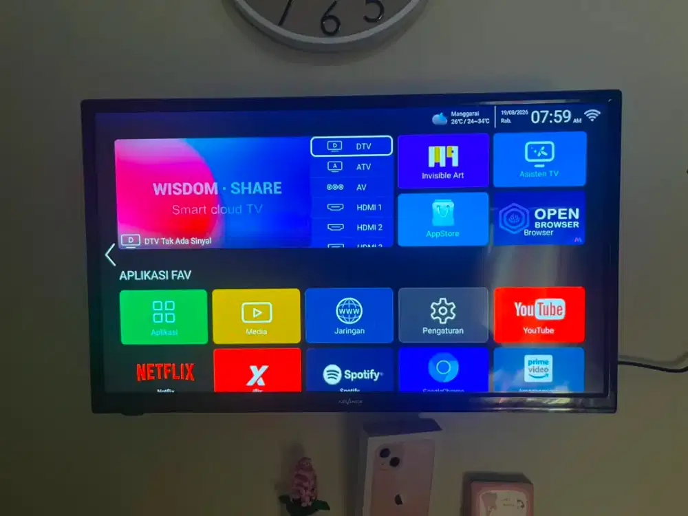 Jual tv merk advan harga bisa nego