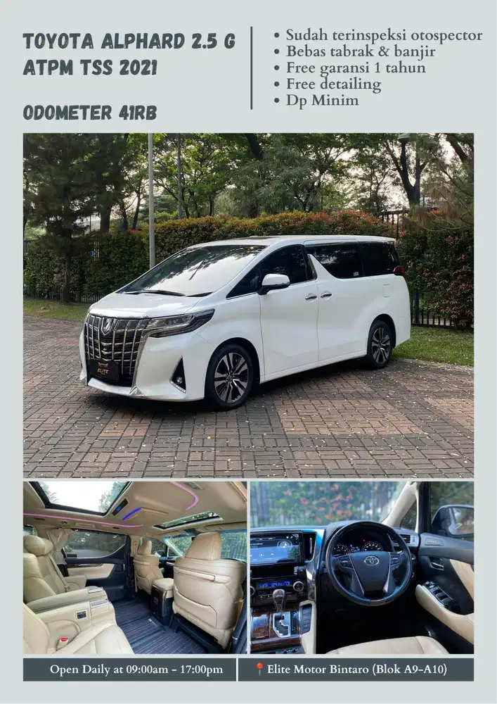 Toyota Alphard 2.5 G ATPM TSS 2021