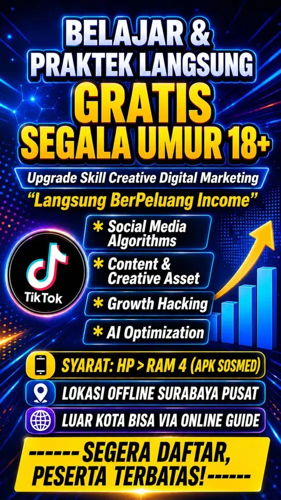 Belajar&Praktek Creative Digital Marketing GRATIS - Berpeluang Income