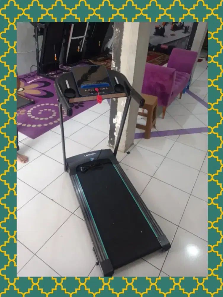 Treadmill elektrik Legacy Blue Elford alat olahraga CFF-029