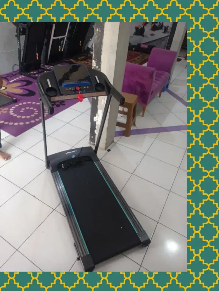 Treadmill elektrik Legacy Blue Elford alat olahraga CFF-029