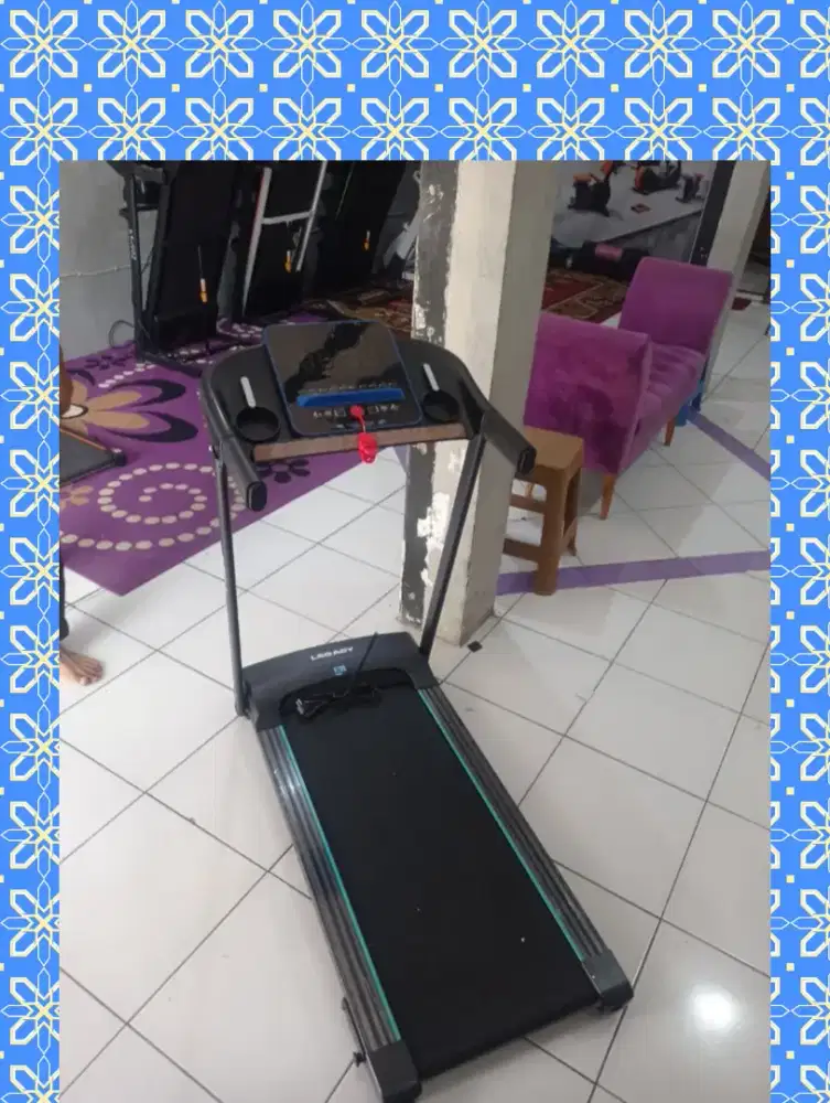 Treadmill elektrik Legacy Blue Elford alat olahraga CFF-029