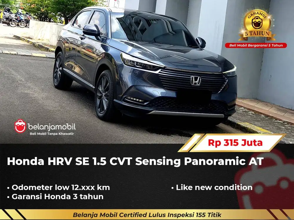 [ LOW KM 12RB ] Honda HRV HR-V HR V SE 1.5 Sensing Panoramic 2024/2025