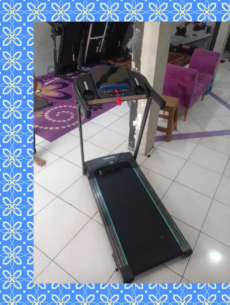Treadmill elektrik Legacy Blue Elford alat olahraga CFF-029