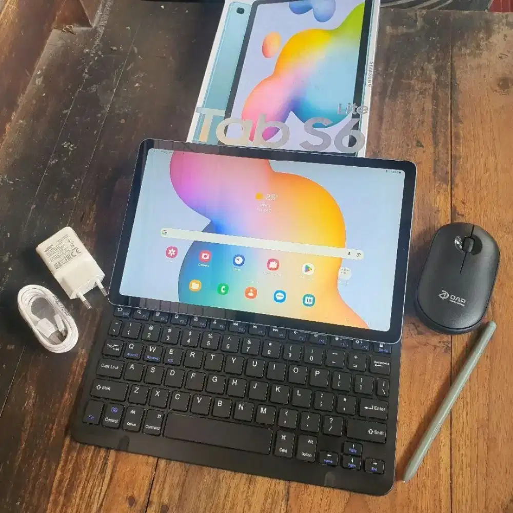 Galaxy Tab S6 Lite 4G 128 GB Blue + Keyboard-S-Pen Samsung Tab S6 Lite