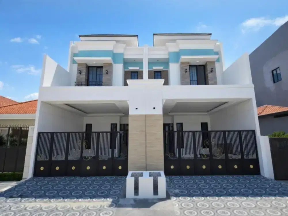Rumah Babatan Pantai Utara NEW MINIMALIS carport 2, row 2.5 mobil