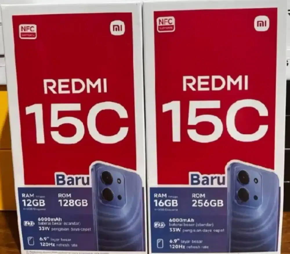 Xiaomi Redmi 15C 6/128 - 8/256 BNIB Garansi Resmi Indonesia