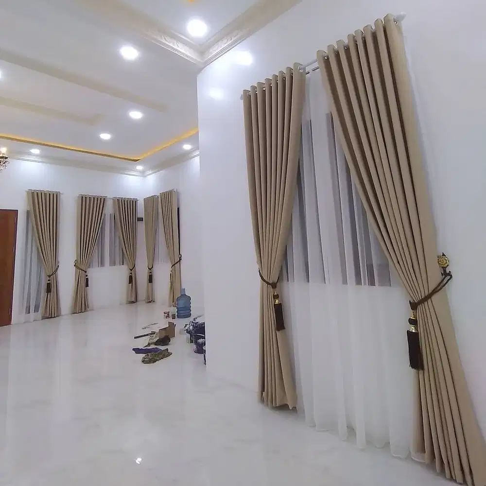Jual Gorden Jendela & Pintu Gordyn Model Terbaru Wallpaper Dinding 3D