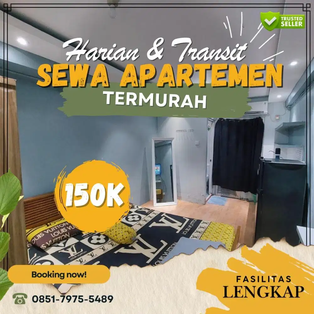Sewa Apartemen BASSURA CITY Harian/Transit Termurah jakarta Timur