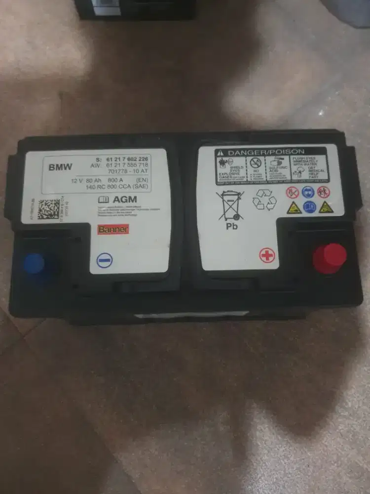 Batere Aki Bekas Original BMW