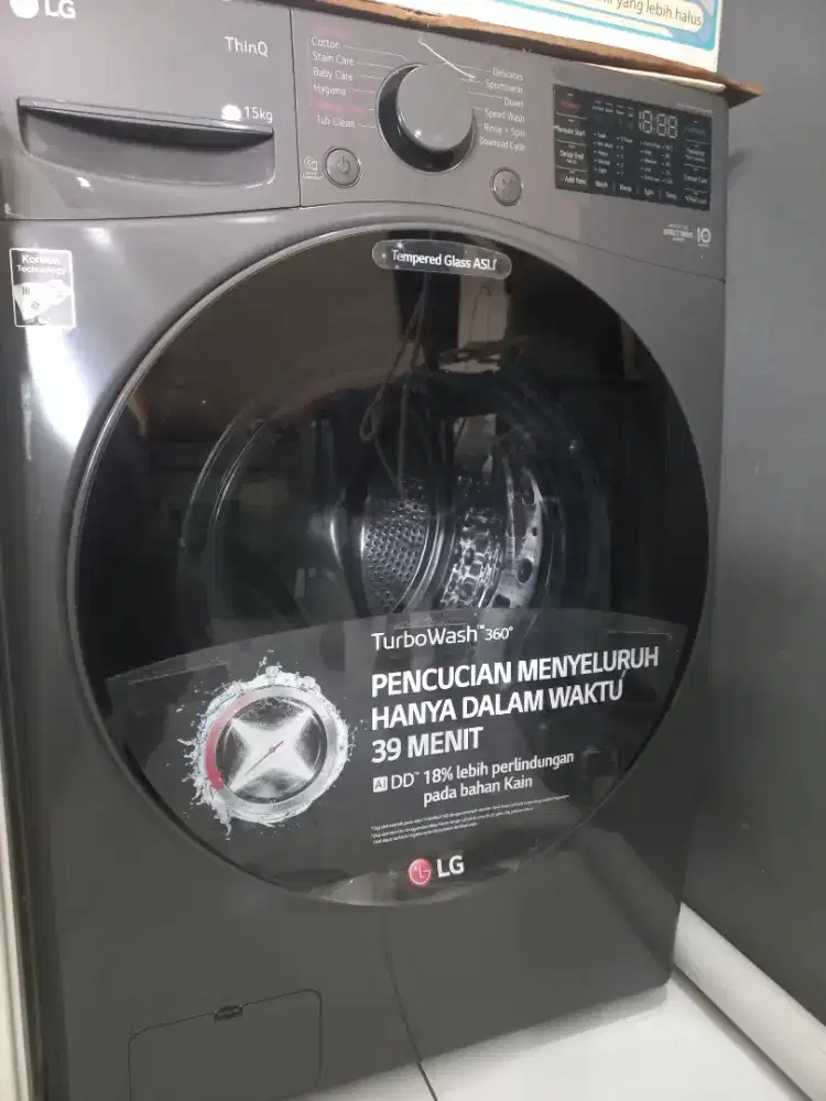 Dijual mesin cuci LG 15kg preloved