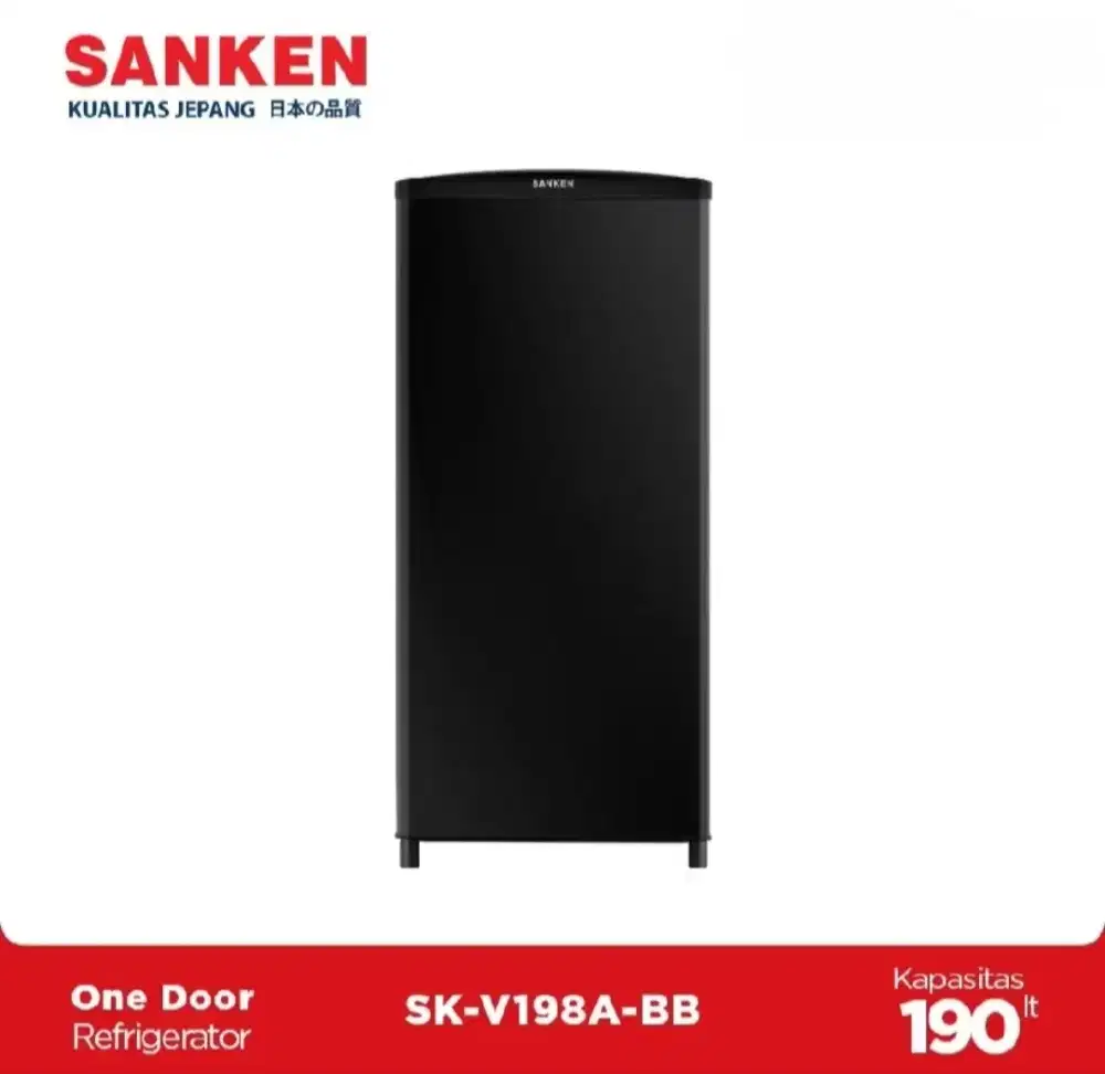 KULKAS 1 PINTU SANKEN SK-V198A-BB