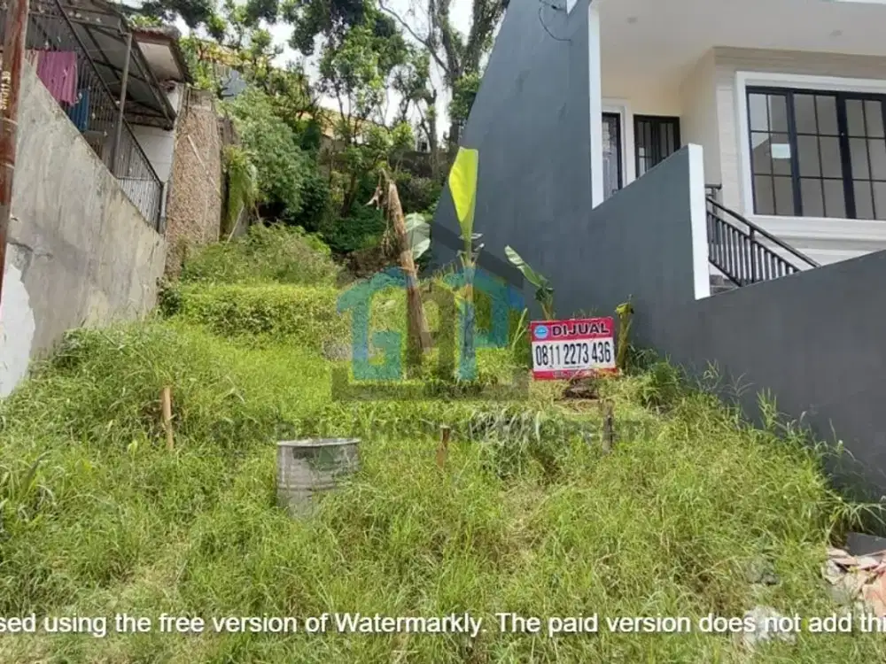 Tanah 3JT-an Murah diSariwangi Residence 6x17.5m Sudah diapit Rumah
